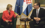 Vesna Pusić i Aleksandar Vučić