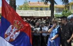 Protest Srba u Gracanici na Kosovu