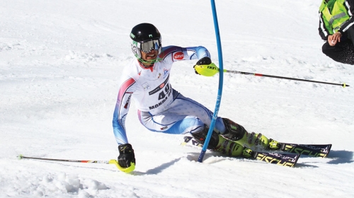 Marko je sa tri godine  počeo da skija, a sa šest  već pobedio na trci