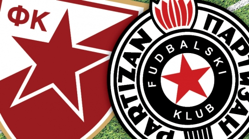 Grbovi FK Partizan i FK Crvena zvezda