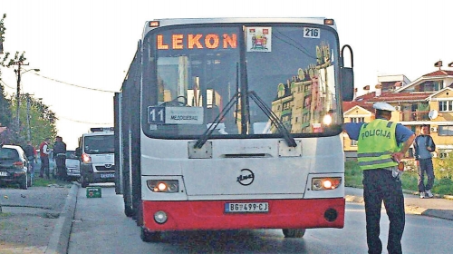 Ispala iz autobusa  u pokretu: Mesto  nesreće