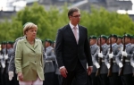 Vučić i Merkel Foto: AP