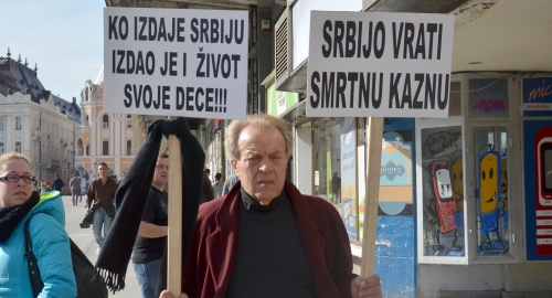 Jedan od demonstranata