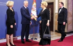 Zorana u pratnji supruga Vladimira stigla na prijem kod Nikolića