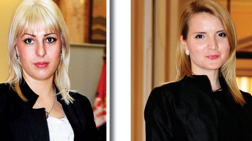 Ivana Dinić (29)- (SPS), Nevena Stojanović (28) - (JS)