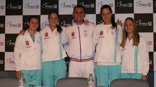 Teniserke Fed kup, Ana Ivanović, Vesna Dolonc, Vraneš, Bojana Jovanovski, Aleksandra Krunić