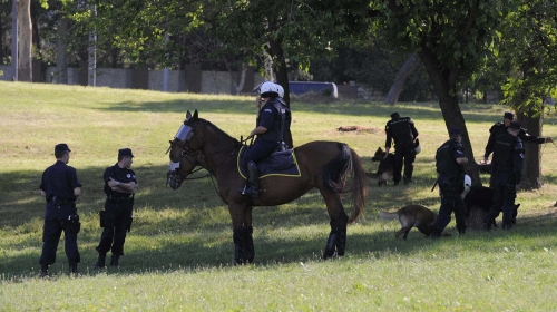 Policija na derbiju