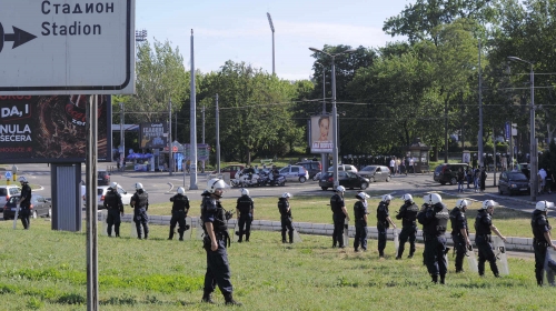 Policija na derbiju