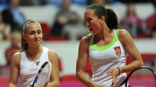 Jelena Janković i Aleksandra Krunić