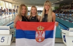 Lena Jovanović, Tijana Nikolić, Nataša Bošković, ronjenje