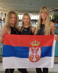 Lena Jovanović, Tijana Nikolić, Nataša Bošković, ronjenje