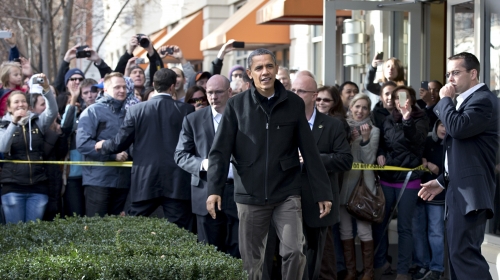 Barak Obama u knjižari