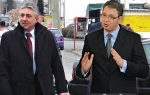 Dragoljub Simonović i Aleksandar Vučić