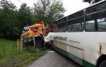 Sudar kamiona i autobusa / Foto: N. Božović