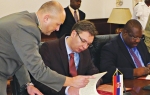 Aleksandar Vučić i Žoze Eduard doš Santoš