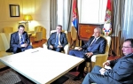 Aleksandar Vučić, Tomislav Nikolić, Boris Tadić i Miodrag Rakić