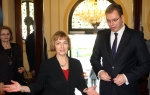 Aleksandar Vučić i Vesna Pusić