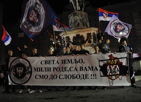 Protest povodom oslobađanja Ramuša Haradinaja