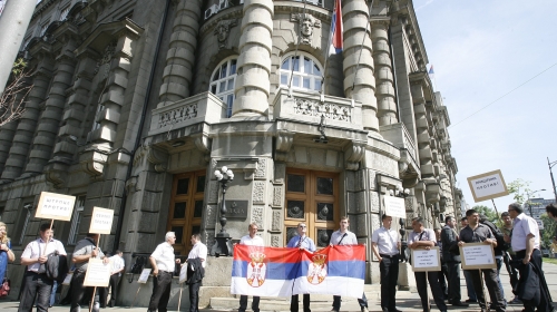 Protest Srba južno od Ibra